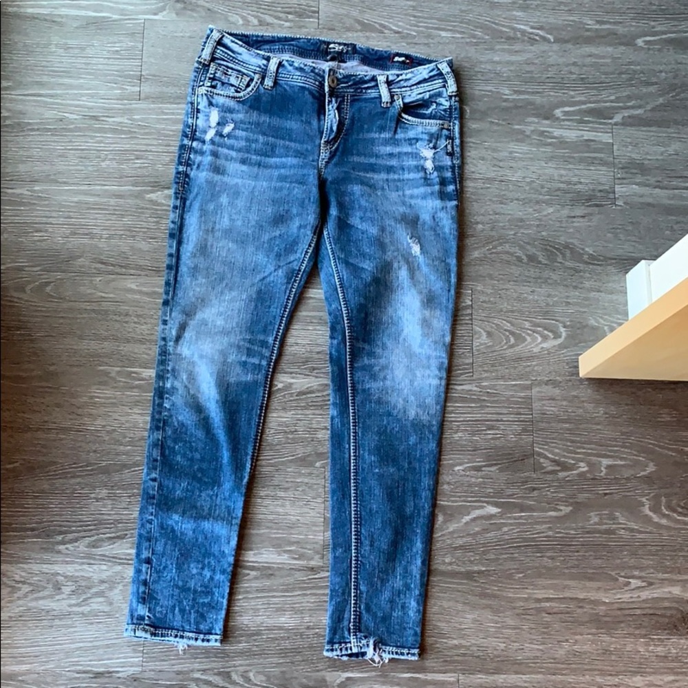 Silver Girlfriend Jeans